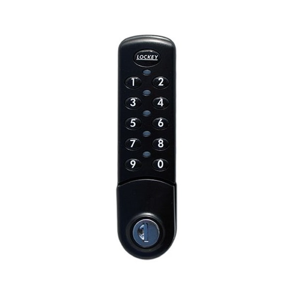 Digital Electronic Cabinet Lock Standard Black Vertical